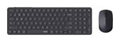 Rapoo Büro Tastatur RF Wireless + Bluetooth 2.4 GHz  9710M (Dunkles Grau) f&uuml;r 49,46 Euro