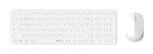 Rapoo Büro Tastatur RF Wireless + Bluetooth 2.4 GHz  9710M (Weiß) f&uuml;r 48,96 Euro