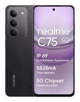 realme 256 GB 5G Smartphone 50 MP Dreifach Kamera (Storm Black) C75 f&uuml;r 158,96 Euro