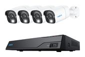 Reolink IP66 Innen & Außen LAN NVS8-8MB4 IP-Überwachungskamera-Set f&uuml;r 457,00 Euro