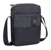 Rivacase Messengerhülle aus Kunststoff für Jede Marke bis 27,9 cm (11") Staubresistent, Kratzresistent (Schwarz) 8811 Crossbody Tasche f&uuml;r 37,96 Euro