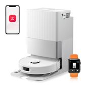 Roborock Saugroboter nass/trocken 190 min Akku 18500 Pascal Leistung  Qrevo Edge 5V1 (Weiß) f&uuml;r 626,00 Euro