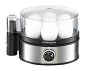 Rommelsbacher Eierkocher für 7 Eier (Schwarz, Edelstahl, Transparent) ER400 f&uuml;r 39,99 Euro
