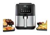 Rommelsbacher Heißluftfritteuse 5 l 1500 W  FRH1500 (Schwarz, Edelstahl) f&uuml;r 119,99 Euro