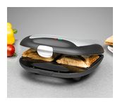 Rommelsbacher Sandwichmaker 700 W für 2 Sandwiches  ST710 (Schwarz, Silber) f&uuml;r 29,46 Euro