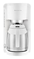 Rowenta 12 Tassen Thermo Filterkaffeemaschine 1,2 l  CT3811 Adagio Thermo (Edelstahl, Weiß) f&uuml;r 96,96 Euro