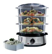 Russell Hobbs 19270-56 Cook Home Dampfgarer 800W 3 Dampgarbehälter Reisschale f&uuml;r 47,99 Euro