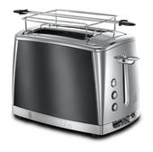 Russell Hobbs Toaster 1550 W 2 Scheibe(n) 6 Stufen  23221-56 Luna (Schwarz, Grau) f&uuml;r 63,96 Euro
