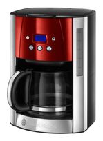 Russell Hobbs 12 Tassen Filterkaffeemaschine 1,8 l (Schwarz, Rot, Silber) 23240-56 Luna f&uuml;r 60,96 Euro