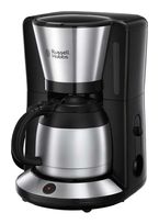 Russell Hobbs 8 Tassen Thermo Filterkaffeemaschine 1,0 l  24020-56 Adventure (Schwarz, Silber) f&uuml;r 49,46 Euro