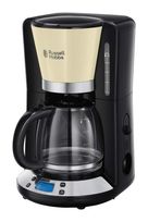 Russell Hobbs 10 Tassen Filterkaffeemaschine 1,2 l (Schwarz, Cremefarben) 24033-56 Colours Plus+ f&uuml;r 50,46 Euro