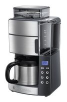 Russell Hobbs 10 Tassen Filterkaffeemaschine 1,0 l  25620-56 Grind and Brew (Grau / Edelstahl) f&uuml;r 144,96 Euro