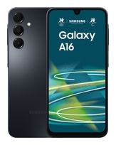 Samsung 128 GB 4G Smartphone 17 cm (6.7 Zoll) 2,0 GHz Android 50 MP Dreifach Kamera Dual Sim WiFi 5  Galaxy A16 (Schwarz) f&uuml;r 155,96 Euro