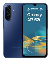 Samsung 128 GB 5G Smartphone 17 cm (6.7 Zoll) Android 50 MP Dreifach Kamera Dual Sim WiFi 5  Galaxy A17 (Blau) f&uuml;r 176,96 Euro