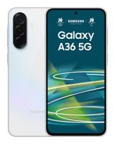 Samsung 128 GB 5G Smartphone 17 cm (6.7 Zoll) Android 50 MP Dreifach Kamera Dual Sim WiFi 6 (Awesome White) Galaxy A36 f&uuml;r 283,96 Euro