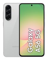 Samsung 128 GB 5G Smartphone 17 cm (6.7 Zoll) Android 50 MP Dreifach Kamera Dual Sim WiFi 6 (Awesome Lightgray) Galaxy A56 f&uuml;r 479,00 Euro