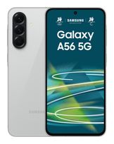 Samsung 256 GB 5G Smartphone 17 cm (6.7 Zoll) Android 50 MP Dreifach Kamera Dual Sim WiFi 6 (Awesome Lightgray) Galaxy A56 f&uuml;r 466,00 Euro