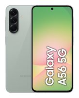 Samsung 128 GB 5G Smartphone 17 cm (6.7 Zoll) Android 50 MP Dreifach Kamera Dual Sim WiFi 6 (Awesome Olive) Galaxy A56 f&uuml;r 479,00 Euro