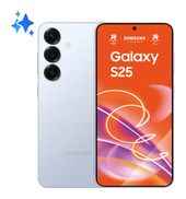 Samsung 256 GB 5G Smartphone 15,8 cm (6.2 Zoll) Android 50 MP Dreifach Kamera Dual Sim WiFi 7 (Icyblue) Galaxy S25 f&uuml;r 688,00 Euro