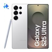 Samsung 256 GB 5G Smartphone 17,5 cm (6.9 Zoll) 3,5 GHz Android 200 MP Vierfach Kamera Dual Sim WiFi 7 (Titanium Whitesilver) Galaxy S25 Ultra f&uuml;r 961,00 Euro