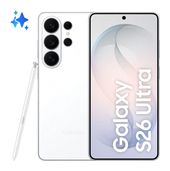 Samsung 512 GB 5G Smartphone 17,5 cm (6.9 Zoll) Android 200 MP Vierfach Kamera Dual Sim WiFi 7  Galaxy S26 Ultra (Weiß) f&uuml;r 1.234,00 Euro