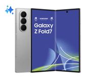 Samsung 256 GB 5G Smartphone 20,3 cm (8 Zoll) Android 200 MP Dreifach Kamera WiFi 6E (Silver Shadow) Galaxy Z Fold7 f&uuml;r 1.466,00 Euro