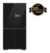 Samsung Side-by-Side Kühl-/ Gefrierkombination French Door 399 l / 224 l 363 kWh NoFrost 1853 mm x 912 mm  RM90F67CEC (Schwarz) f&uuml;r 2.810,00 Euro