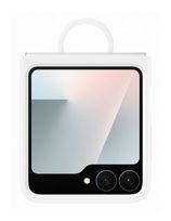Samsung Cover für Samsung Galaxy Z Flip7 FE, Galaxy Z Flip6  Silicone Case (Weiß) f&uuml;r 35,96 Euro