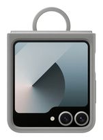 Samsung Cover für Samsung Galaxy Z Flip6  Silicone Case Ring (Grau) f&uuml;r 35,96 Euro