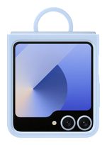 Samsung Cover für Samsung Galaxy Z Flip6  Silicone Ring Case (Blau) f&uuml;r 35,96 Euro
