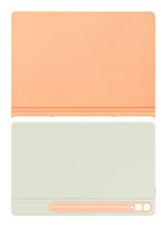 Samsung Folio für Samsung Galaxy Tab S10+, Galaxy Tab S9+, Galaxy Tab S9 FE+ bis 31,5 cm (12.4") Kratzresistent (Orange) Smart Book Cover f&uuml;r 61,96 Euro