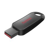 Sandisk USB Typ-A Stick 128 GB  Cruzer Snap (Schwarz, Rot) f&uuml;r 22,99 Euro