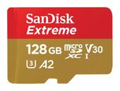 Sandisk MicroSDXC Speicherkarte 128 GB Class 3 (U3) Klasse 10 Extreme A2 f&uuml;r 27,96 Euro