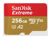 Sandisk MicroSDXC Speicherkarte 256 GB Class 1 (U1) Klasse 3 Extreme A2 f&uuml;r 61,99 Euro