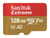 Sandisk MicroSDXC Speicherkarte 128 GB Class 3 (U3) Extreme A2 f&uuml;r 25,46 Euro