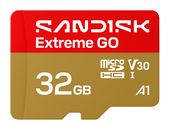 Sandisk MicroSDHC Speicherkarte 32 GB Class 3 (U3) Extreme Go f&uuml;r 27,99 Euro