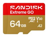 Sandisk MicroSDXC Speicherkarte 64 GB Class 3 (U3) Extreme Go f&uuml;r 32,96 Euro