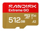 Sandisk MicroSDXC Speicherkarte 512 GB Class 3 (U3) Extreme Go f&uuml;r 172,96 Euro