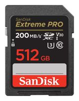 Sandisk SDXC Speicherkarte 512 GB Class 3 (U3) Klasse 10 Extreme Pro f&uuml;r 159,96 Euro
