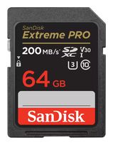 Sandisk SDXC Speicherkarte 64 GB Class 3 (U3) Klasse 10 Extreme Pro f&uuml;r 34,99 Euro