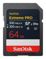 Sandisk SDXC Speicherkarte 64 GB Class 3 (U3) Klasse 10 Extreme Pro f&uuml;r 149,99 Euro