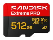 Sandisk MicroSDHC Speicherkarte 512 GB Class 3 (U3) Extreme Pro f&uuml;r 196,96 Euro