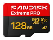 Sandisk MicroSDHC Speicherkarte 128 GB Class 3 (U3) Extreme Pro f&uuml;r 53,46 Euro