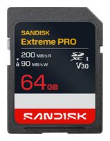 Sandisk SDXC Speicherkarte 64 GB Extreme Pro f&uuml;r 45,96 Euro