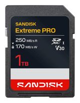 Sandisk SDXC Speicherkarte 1 TB Class 3 (U3) Extreme Pro f&uuml;r 404,00 Euro