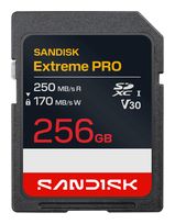 Sandisk SDXC Speicherkarte 256 GB Extreme Pro f&uuml;r 118,96 Euro