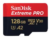 Sandisk MicroSDXC Speicherkarte 128 GB Class 3 (U3) Klasse 10 Extreme Pro A2 f&uuml;r 39,99 Euro