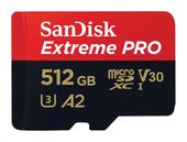 Sandisk MicroSDXC Speicherkarte 512 GB Class 3 (U3) Klasse 10 Extreme Pro A2 f&uuml;r 139,99 Euro