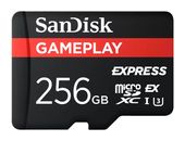 Sandisk MicroSD Speicherkarte 256 GB Klasse 10 GamePlay Express f&uuml;r 99,96 Euro