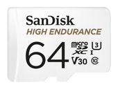 Sandisk MicroSDXC Speicherkarte 64 GB Class 3 (U3) Klasse 10 High Endurance f&uuml;r 25,99 Euro